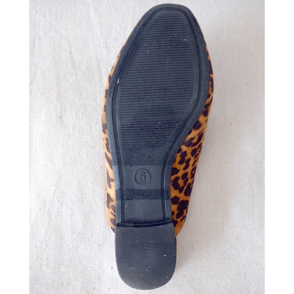 A New Day Women 6 Mabel Microsuede Square Toe Leopard Print Mules - Picture 9 of 13